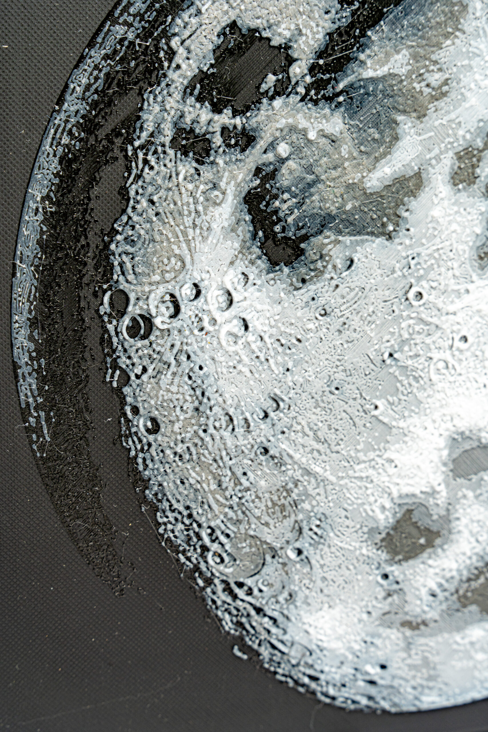 Litofania 3D di una luna