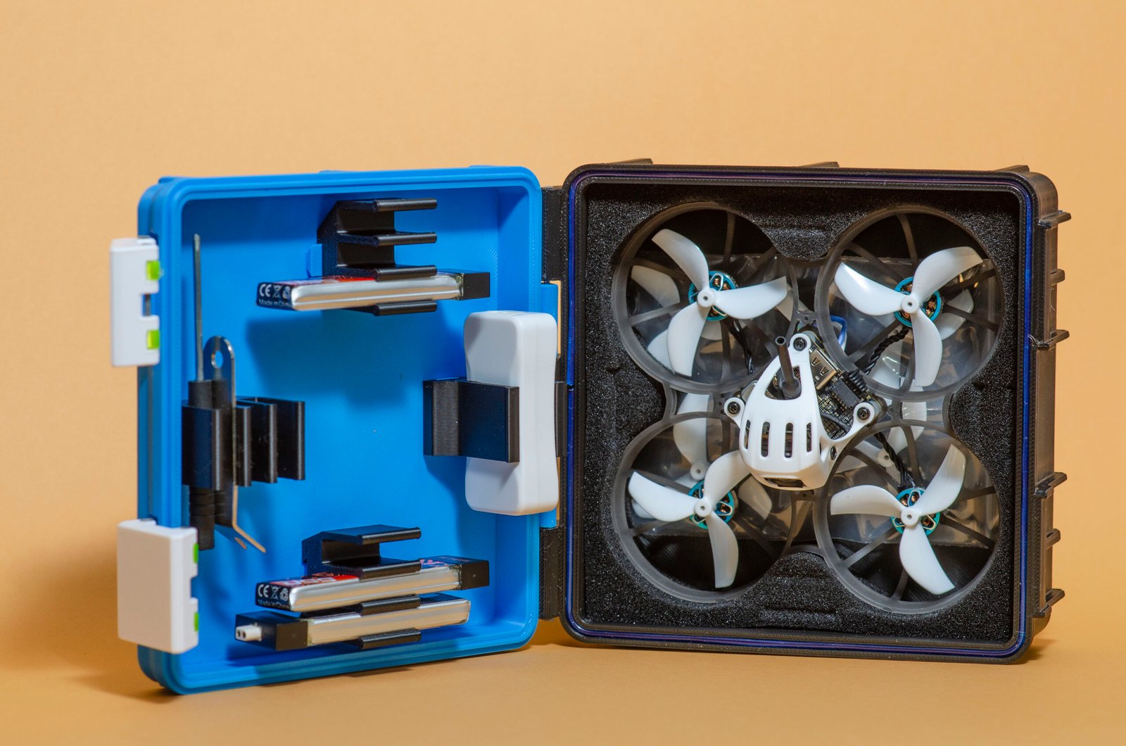 Scatola personalizzata per drone FPV Betafpv Meteor 65 con accessori