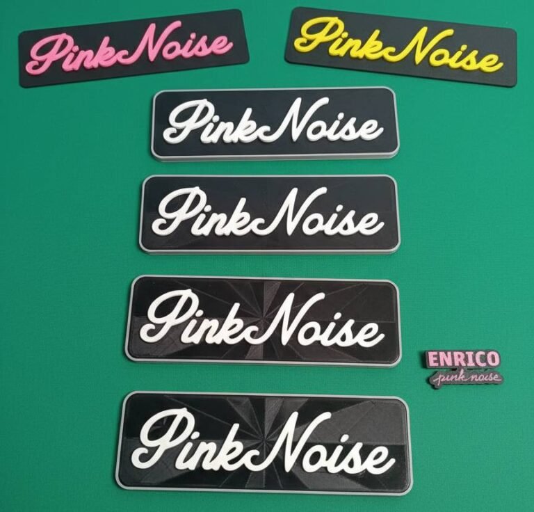 Targhe Personalizzate 3D con Scritte e Loghi in Rilievo