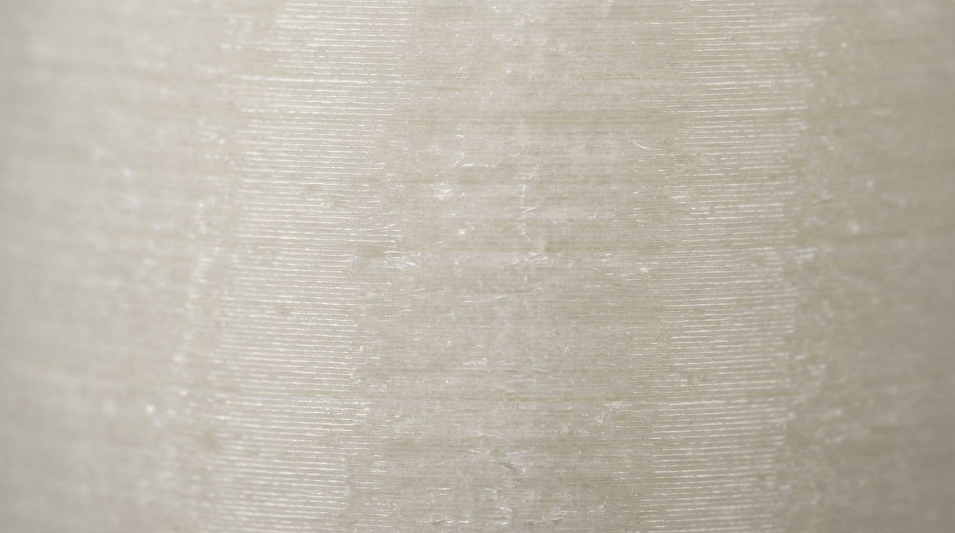 Dettaglio macro della finitura superficiale di una stampa in Nylon